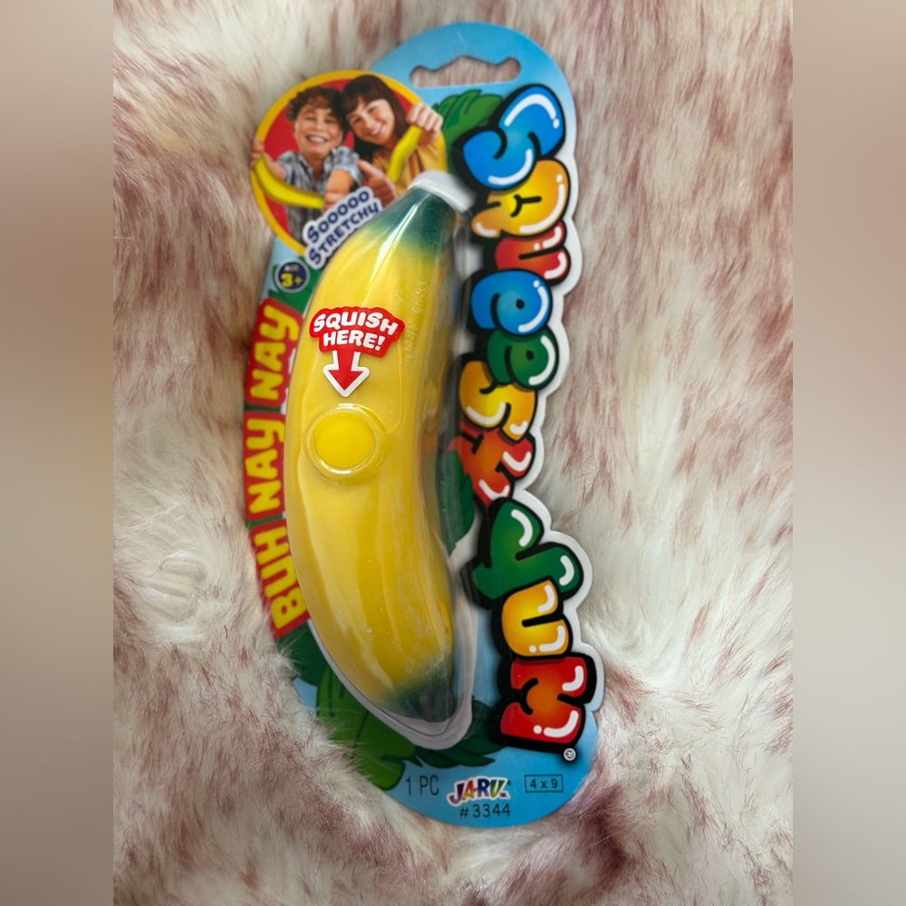 Yellow Banana Sensory Toy for Kids - Squeesh Yum